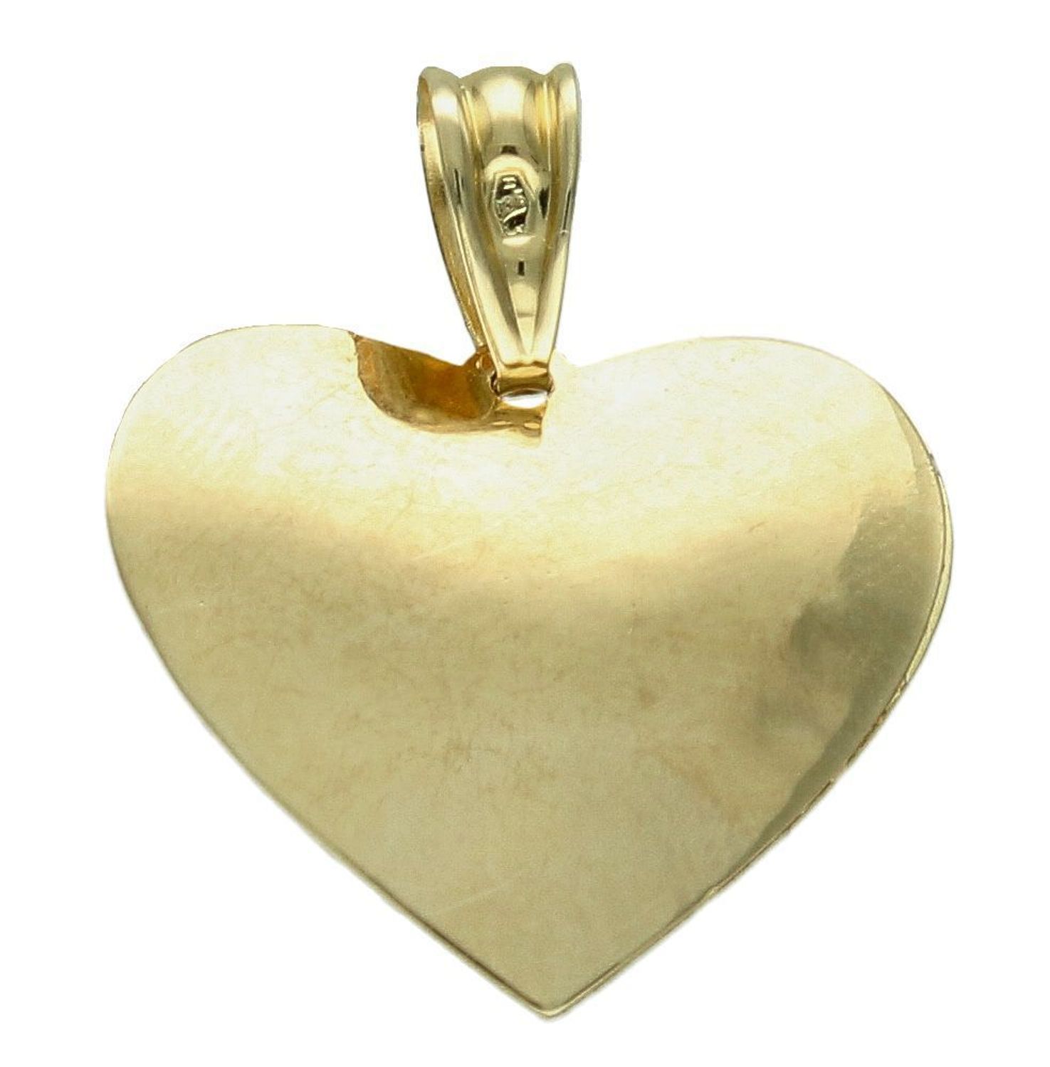 Złota zawieszka 585 Duże Serce ZA 7635 (1).jpg